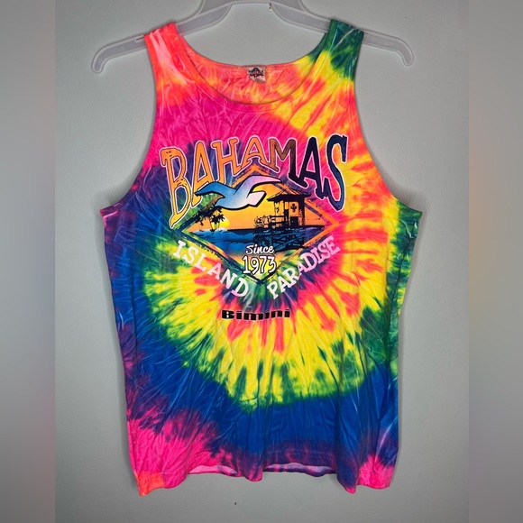 AAA Other - Bahamas Island Paradise Bimini Tie Dyed Tank Top On AAA Tag Size Large